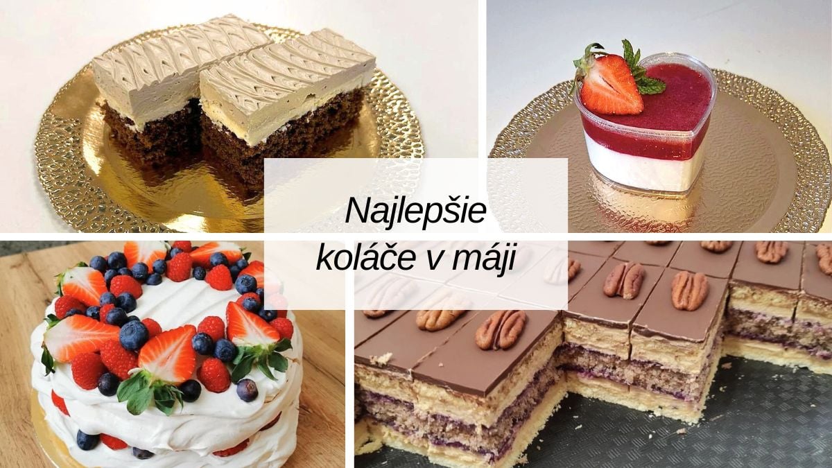 Najklikanejšie májové recepty: Zákusky, torty a koláče s jahodami, karamelom aj orechmi, Recepty - výbery, Tortyodmamy.sk