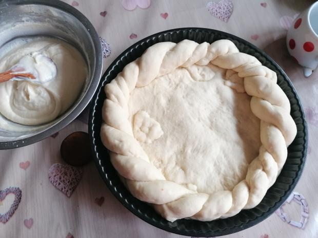 Kysnutý koláč s tvarohom, fotorecept