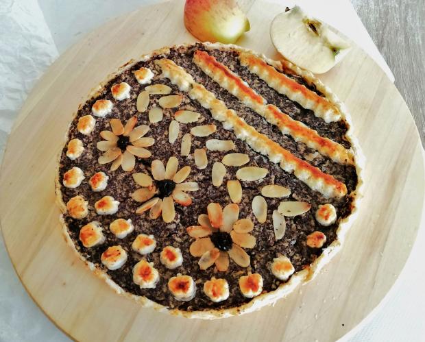 Jablkovo-makový koláč z lístkového cesta, fotorecept 04