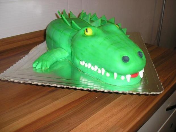 Krokodíl - 3D torta 13