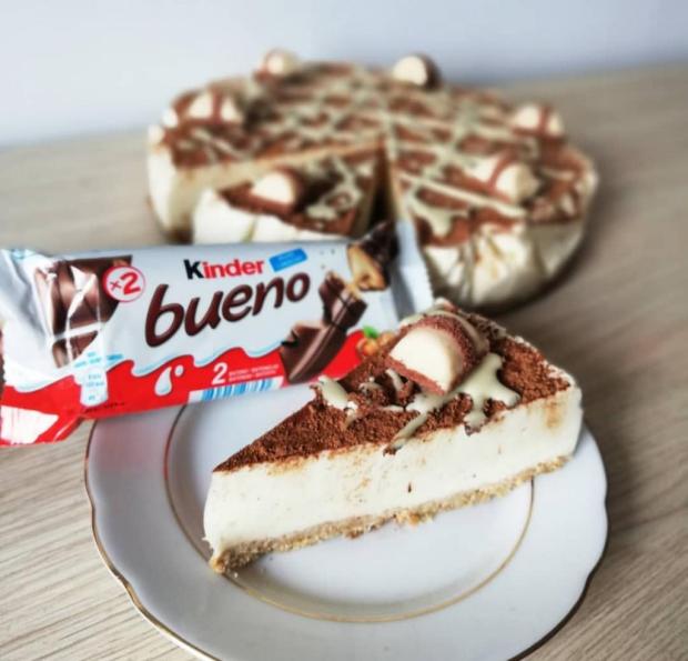 Kinder bueno cheesecake - recept