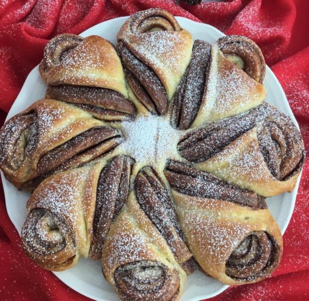 Nutelový kvet - recept