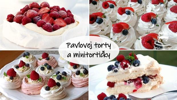 Recept na Pavlovej tortu a minitortičky