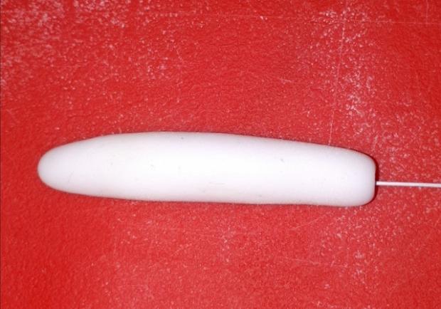 krok 5 Biele magnólie na svadobnú tortu s fotopostupom 7