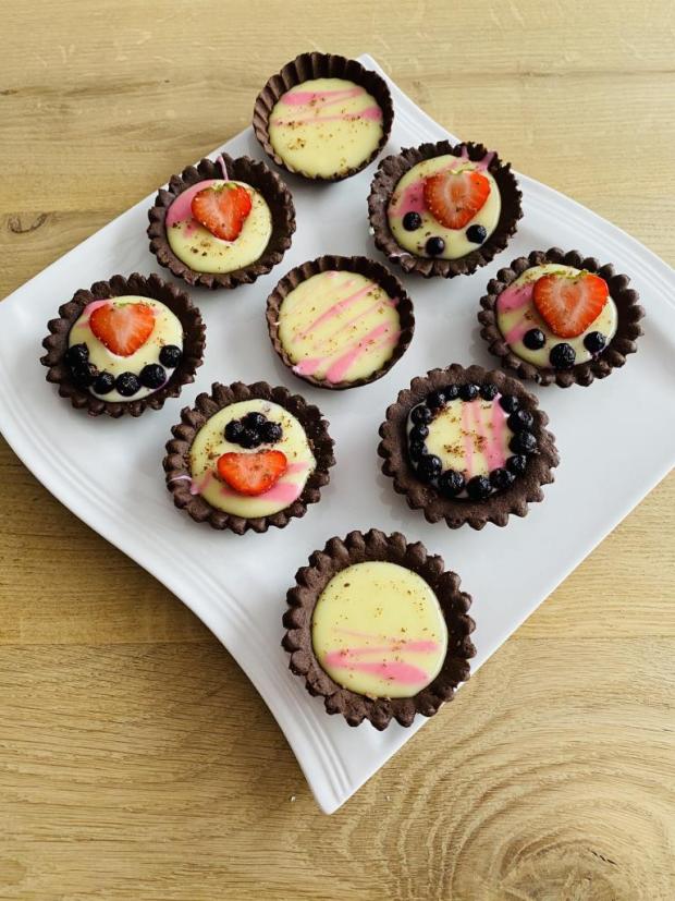 Kakaové tartaletky - recept postup 1