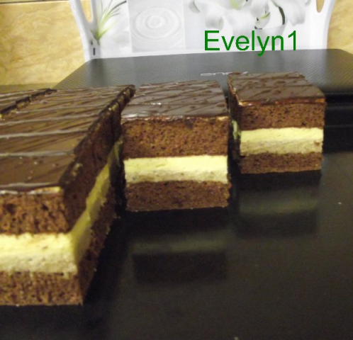 Orechovo vanilkový rez - recept