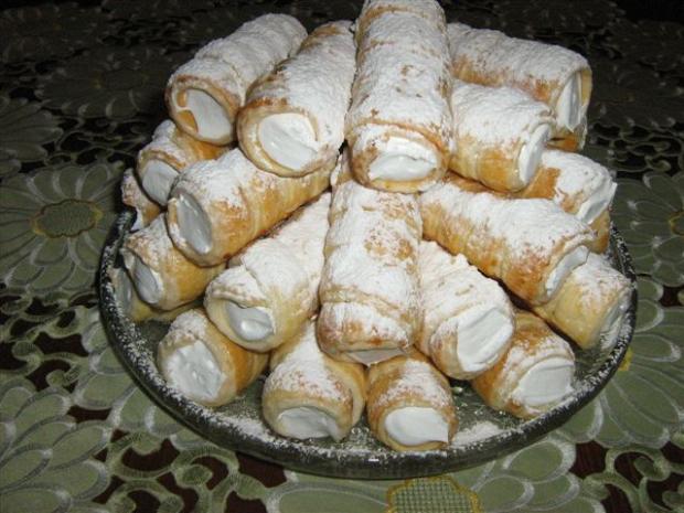 Lístkove cesto - trubičky + recept. - recept