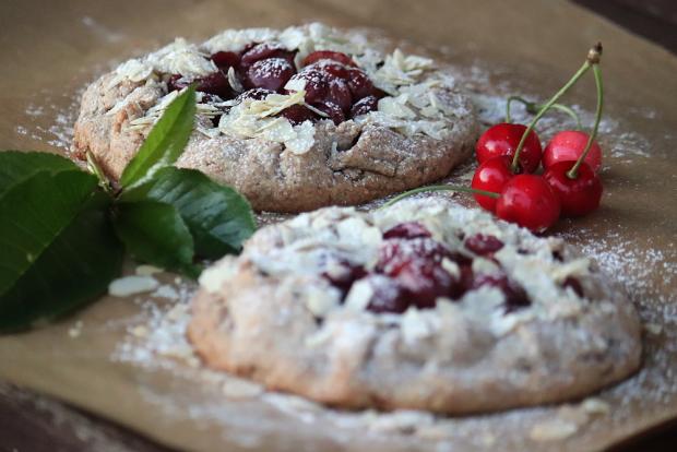 Mandľovo - čerešňové galetky - recept