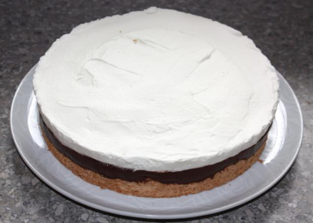 Čokoládovo kokosová torta - recept postup 15