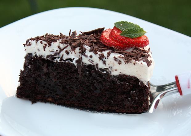 Čokoládová torta s banánmi - recept postup 10