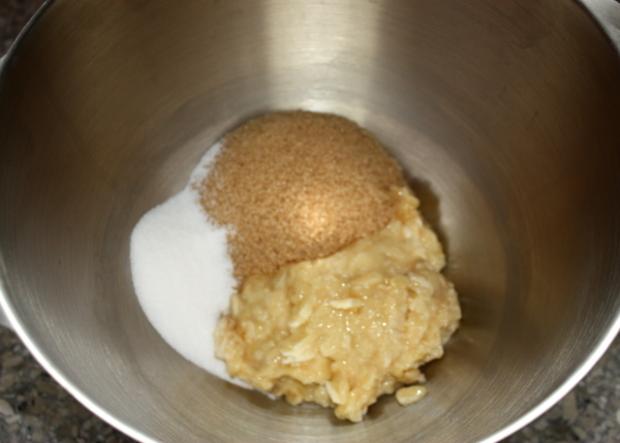 Čokoládová torta s banánmi - recept postup 2