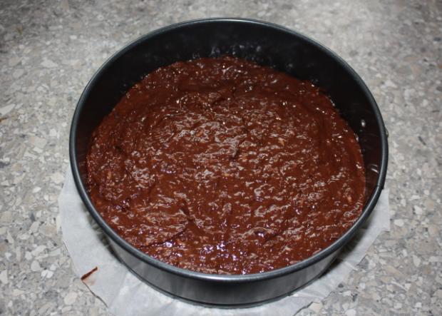 Čokoládová torta s banánmi - recept postup 6