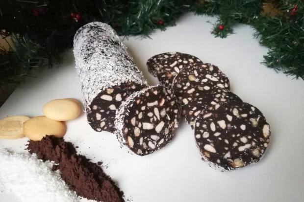 Orechovo-kakaová saláma - recept