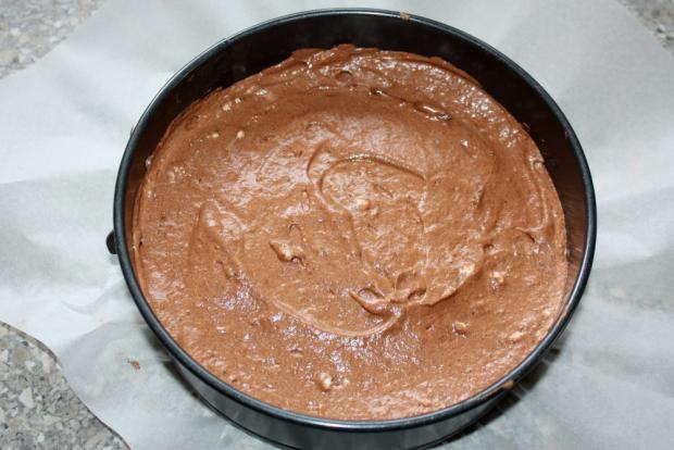 Čokoládovo jahodová torta bez múky - recept postup 2