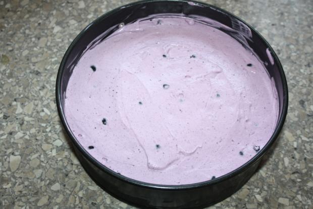 Nepečená čučoriedková torta - recept postup 11