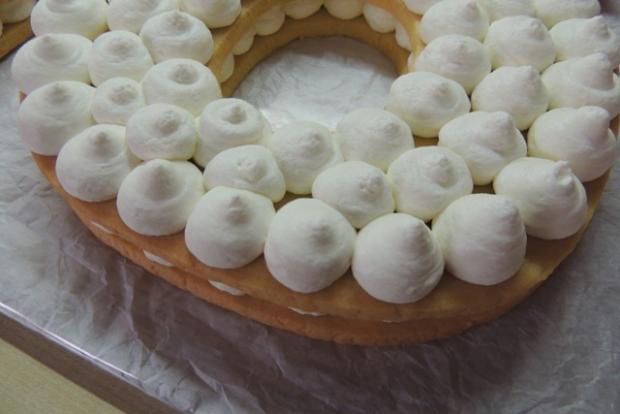 Torta v tvare čísla s fotopostupom - recept postup 9