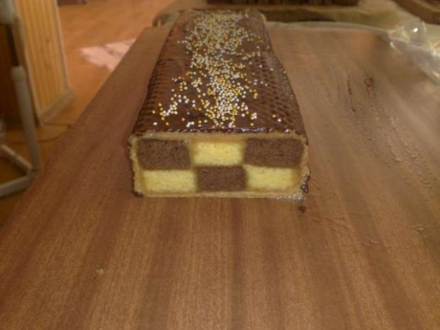 Karamelová šachovnica - recept