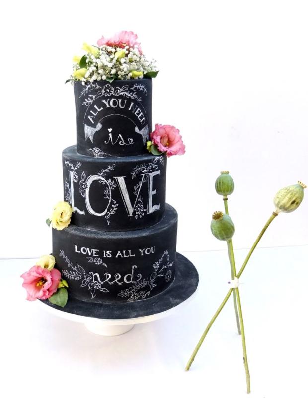 Chalkboard cake; Foto: Janockas