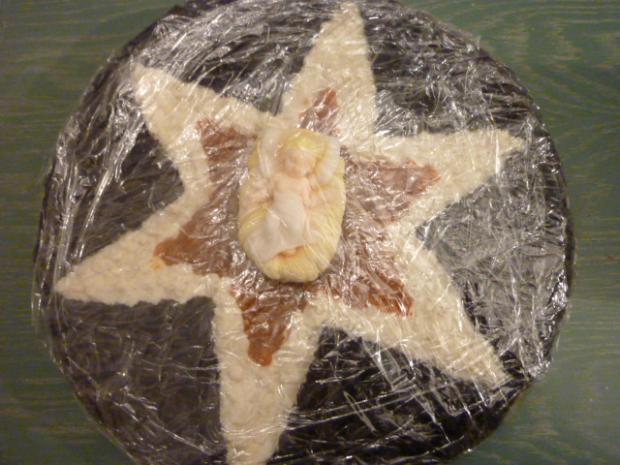 Štedrák, ozdobený Jezuliatkom torta, Torty na cirkevné sviatky, Boyle