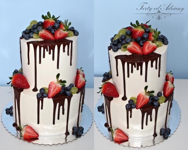 Narodeninová ovocná torta