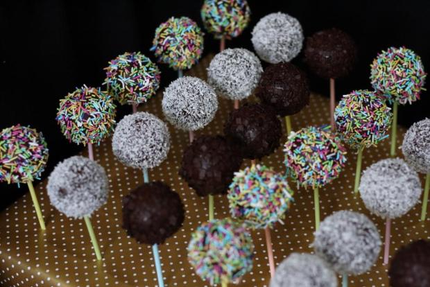 Čokoládové cake pops