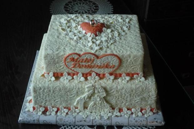 svadba M & D torta, Svadobné torty, Primilka 3