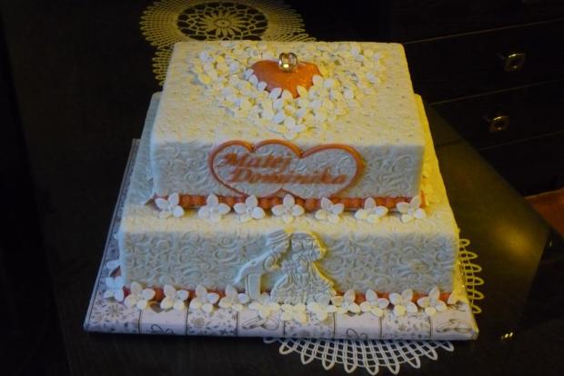 svadba M & D torta, Svadobné torty, Primilka