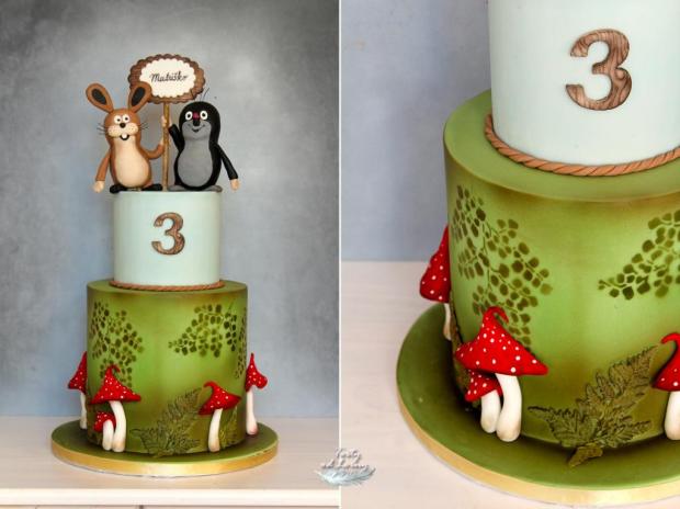 Torta krtko s kamarátom