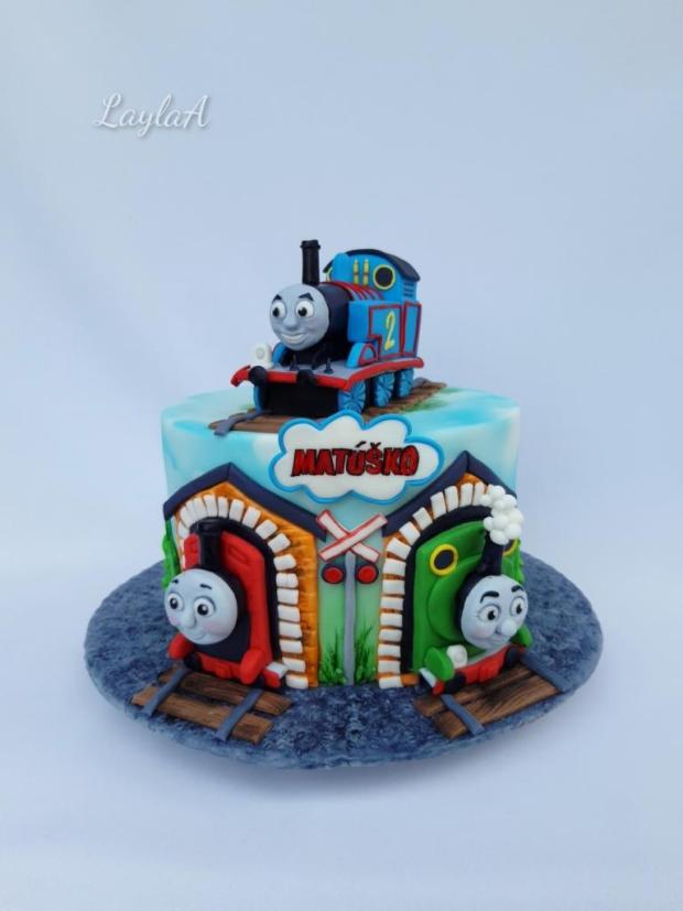 Torta vláčik Tomáš a priatelia