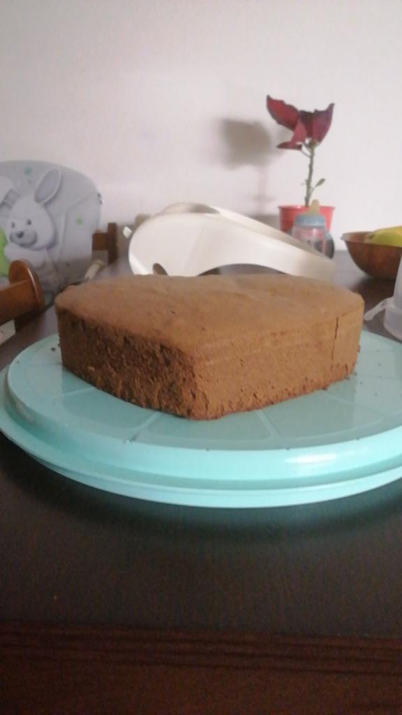 Naha torta v tvare srdca - recept postup 1