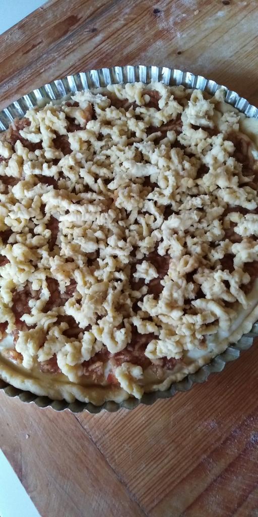 Linecký tvarohovo- jablkový koláčik. - recept postup 8