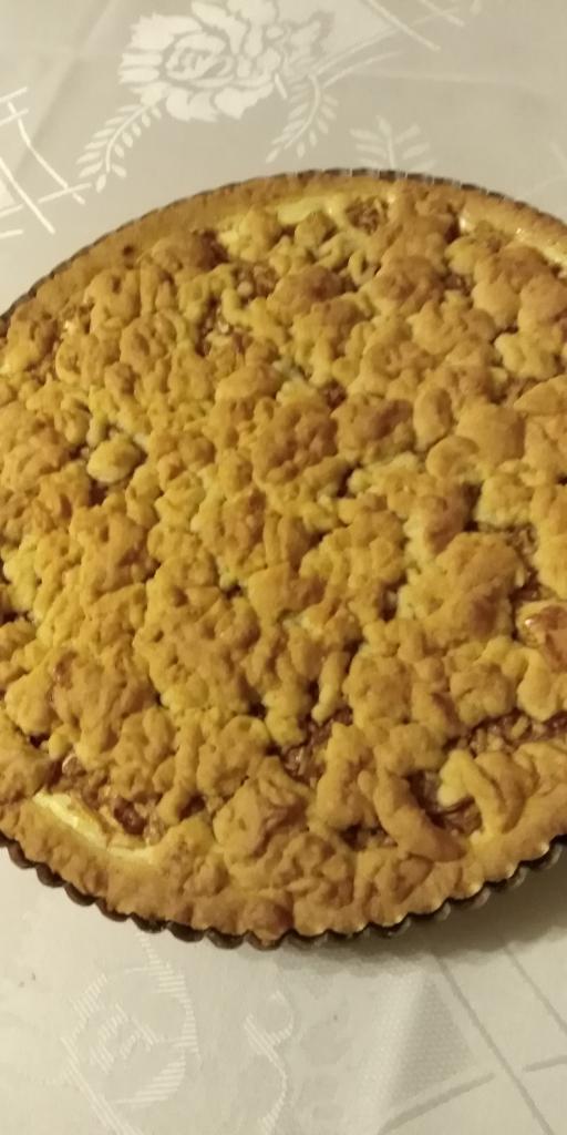 Linecký tvarohovo- jablkový koláčik. - recept postup 9