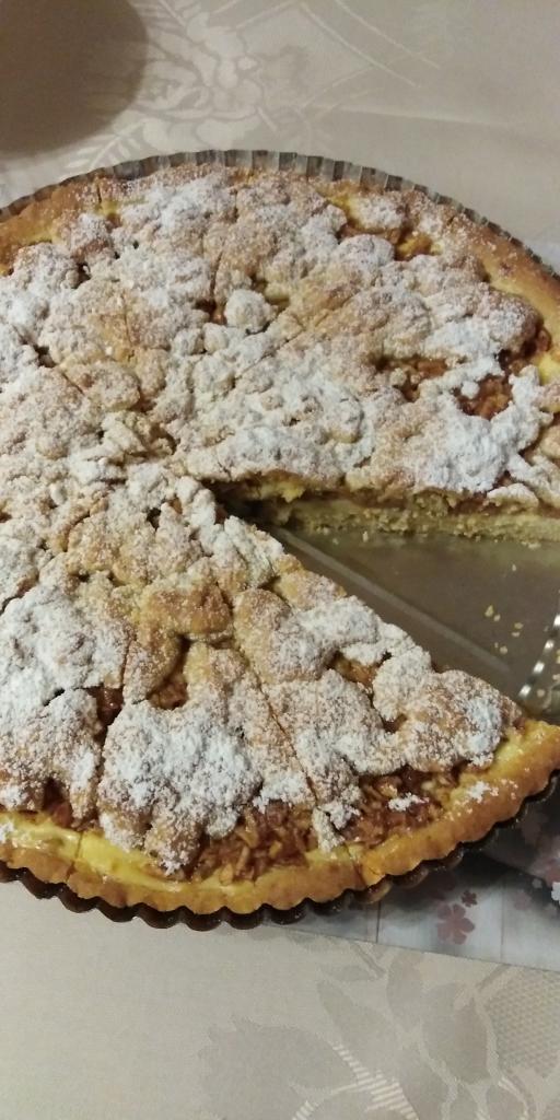 Linecký tvarohovo- jablkový koláčik. - recept postup 10