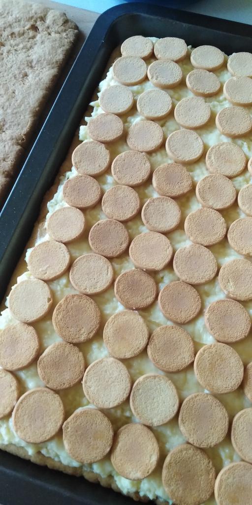 Medové rezy s piškótami - recept postup 7