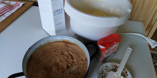Medový francúzsky- karamelový kremeš. - recept postup 4