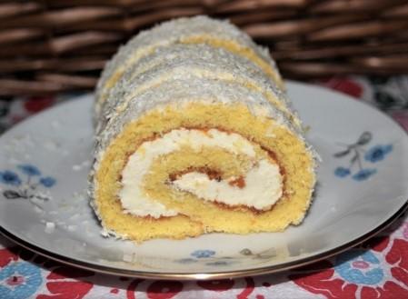 Citrónová roláda - recept