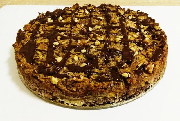 Jablkový koláč bez múky a cukru - recept