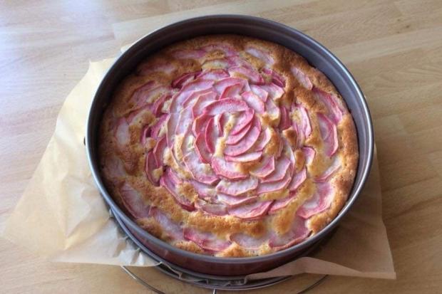 Jablkový koláč - recept postup 1