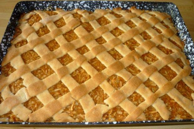 Jablkový mrežovník - recept postup 1