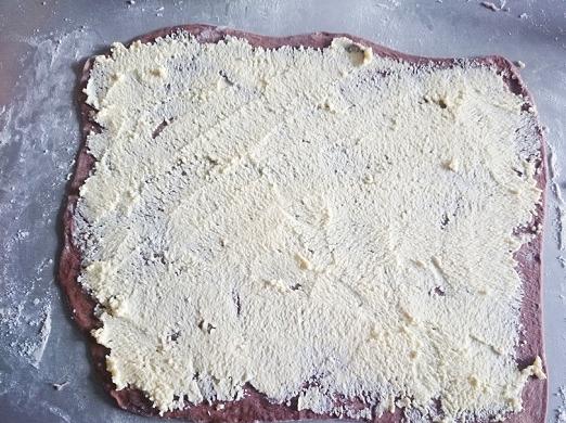 Kakaové kysnuté uzlíky - recept postup 1