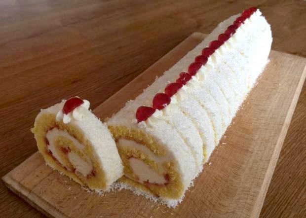 Kokosová roláda - recept