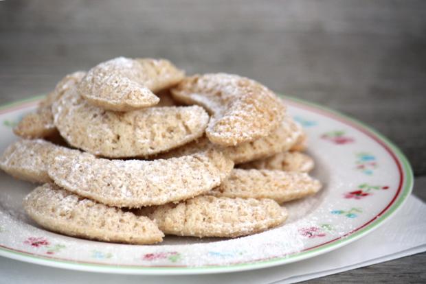 Kokosové rožky fúkané so špaldovou múkou - recept