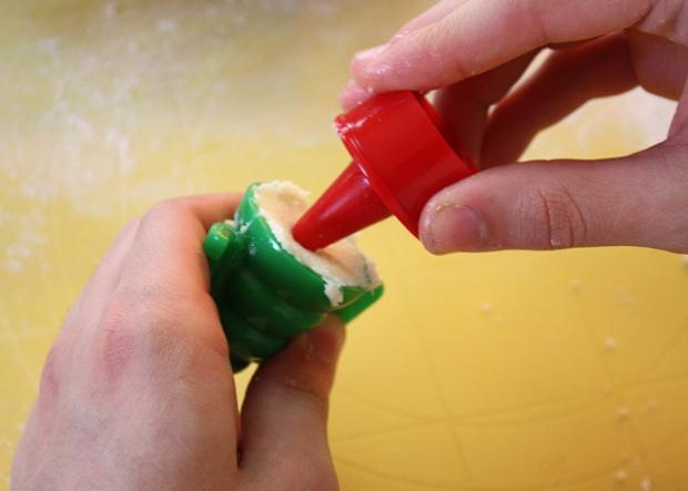 Kokosové stromčeky - úliky - recept postup 8