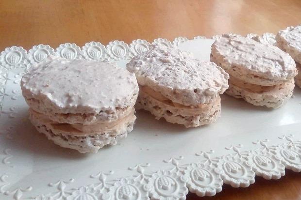 Laskonky s kávovým krémom - recept postup 1