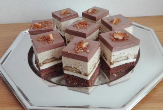 Lieskovcovo - smotanové kocky - recept