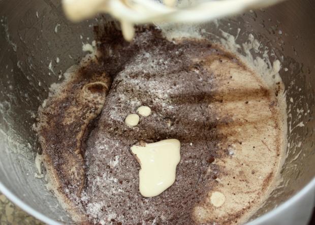 Magický čokoládový koláčik - recept postup 2