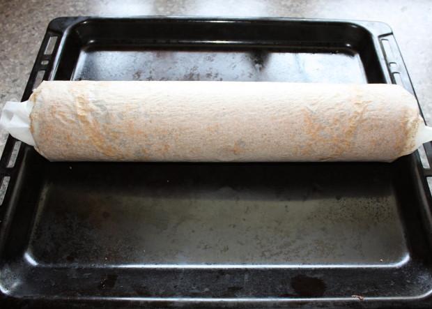 Maková roláda s tvarohovým krémom - recept postup 5