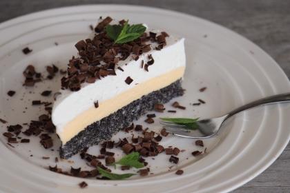 Makovo-smotanová tortička bez múky - recept postup 8