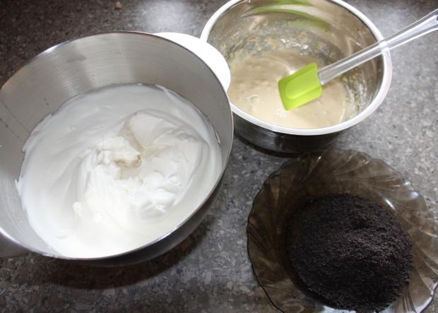 Višňovo - maková torta - recept postup 1