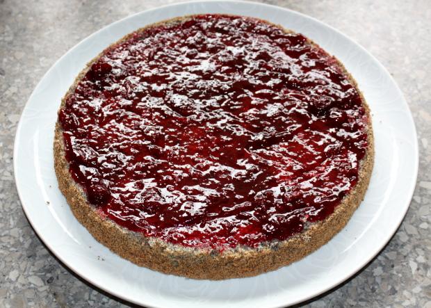 Višňovo - maková torta - recept postup 5